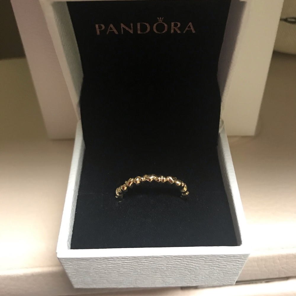 Authentic Pandora Forever Love 14K Ring Size 56